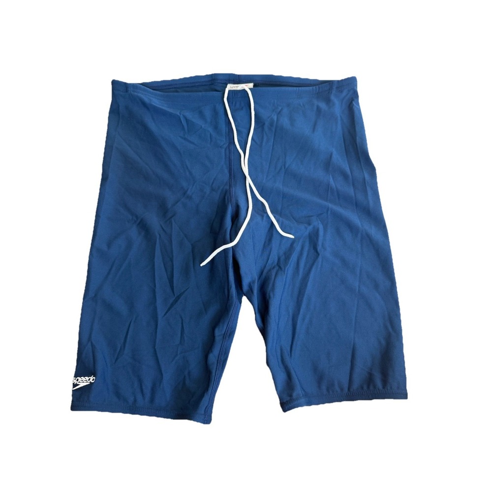 Vintage Speedo Blue Swim Shorts Trunks Briefs Drawstring 36